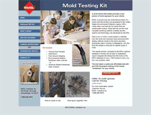 Tablet Screenshot of moldinspectionkit.com